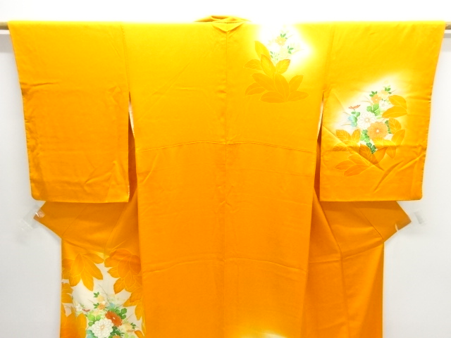  秋草模様訪問着